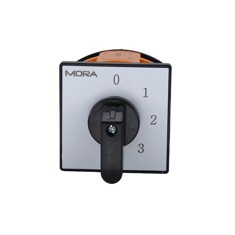 2 पोल चेंज-ओव्हर रोटरी स्विच