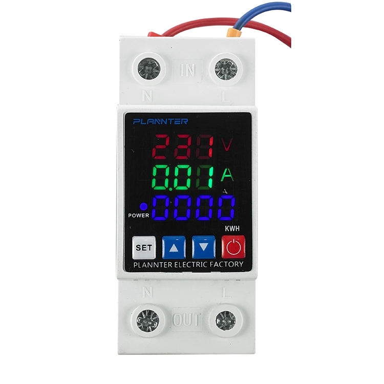 3IN1 डिस्प्ले ओव्हरव्होल्टेज प्रोटेक्टर